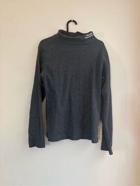 Woman’s Harley-Davidson Charcoal Ribbed Turtleneck Sweater Small